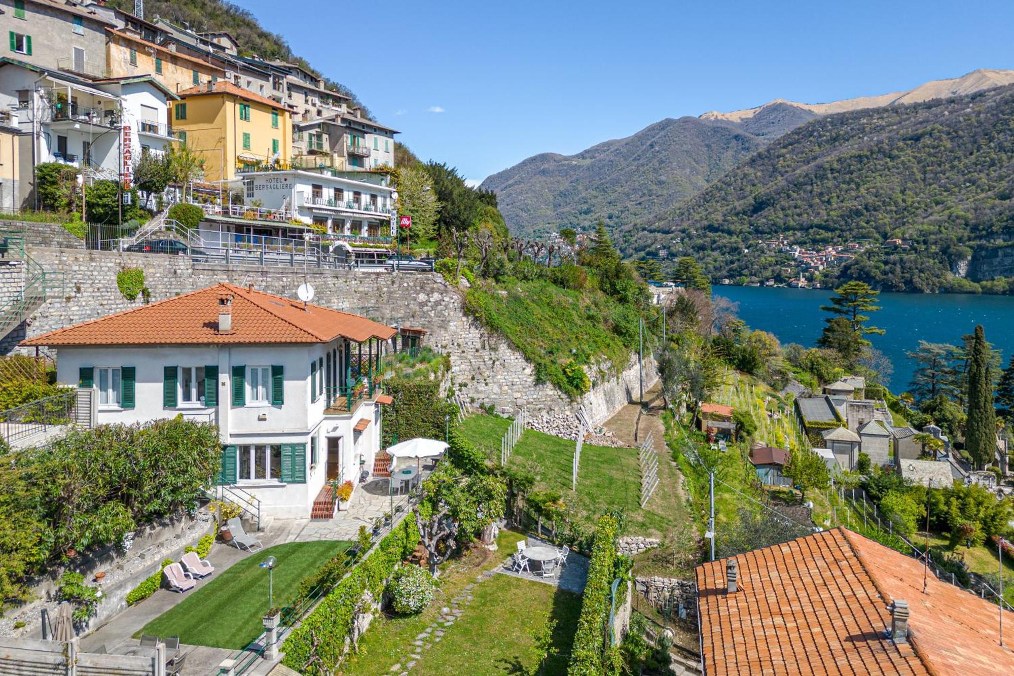 Casa Bambu - Splendida Vista Lago E Posto Auto Laglio Buitenkant foto