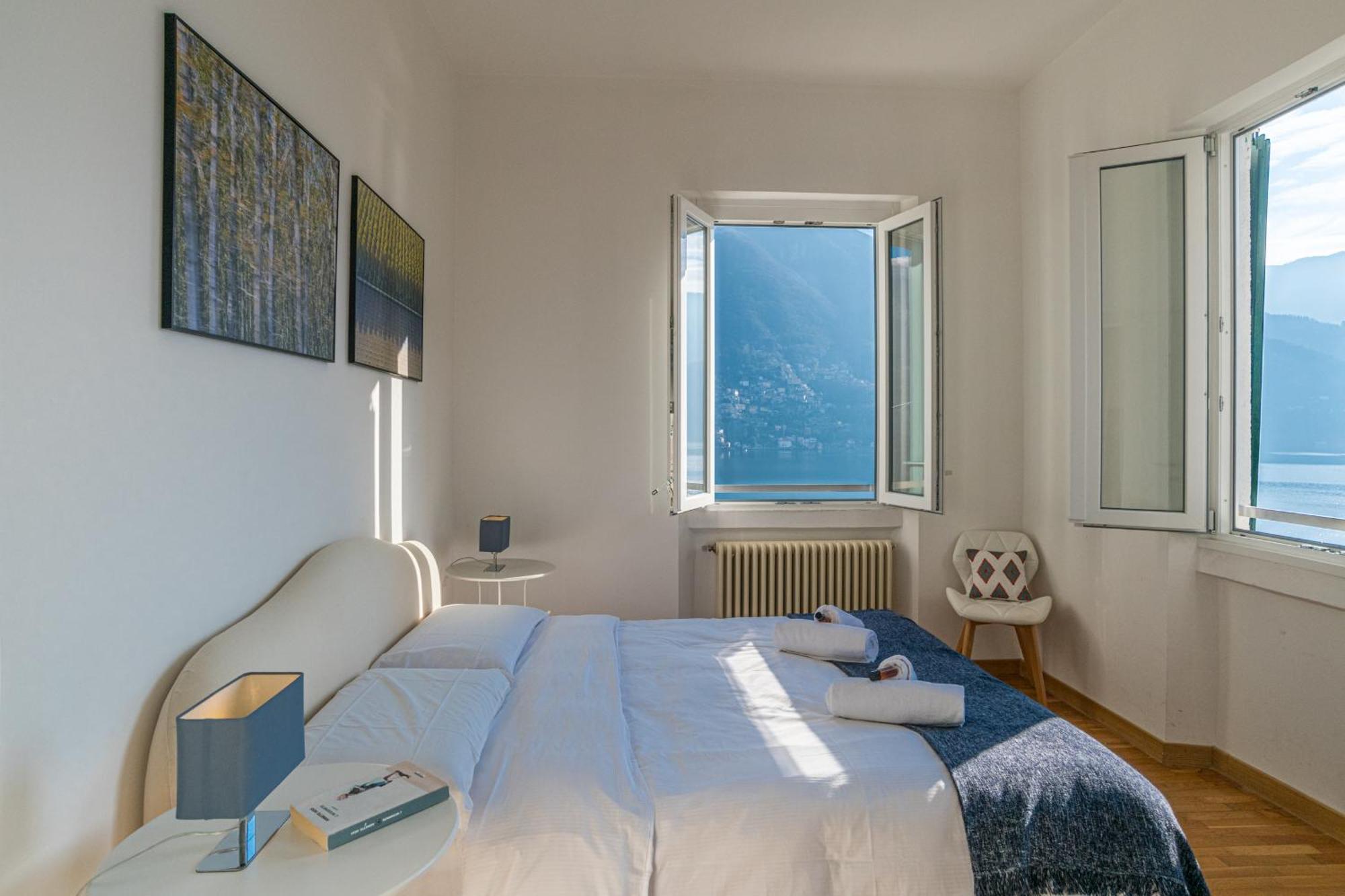 Casa Bambu - Splendida Vista Lago E Posto Auto Laglio Buitenkant foto