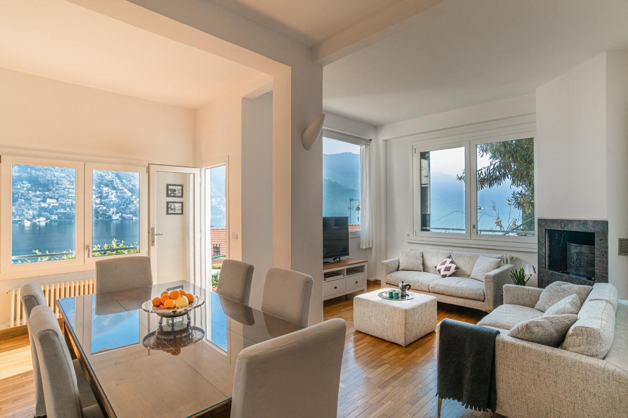 Casa Bambu - Splendida Vista Lago E Posto Auto Laglio Buitenkant foto