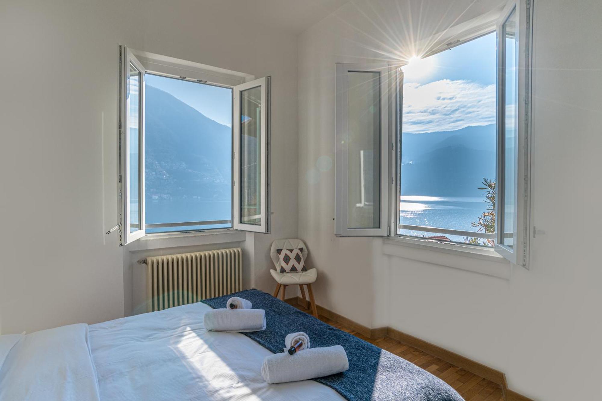 Casa Bambu - Splendida Vista Lago E Posto Auto Laglio Buitenkant foto